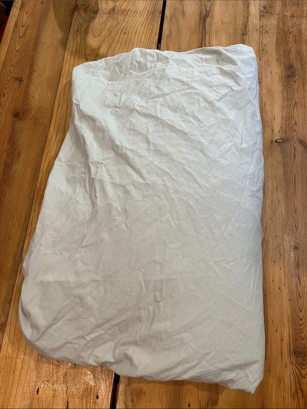 POTTERY BARN *California King* Powder Blue Organic Fitted Sheet